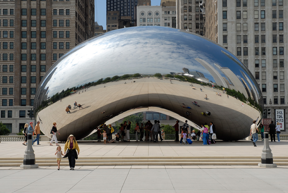 Cloud Gate, 2004 by Anish Kapoor